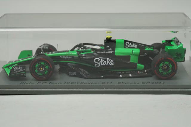 1:43 Spark S9531 Stake F1 Team KICK Sauber C44 Chinese Grand Prix 2024 #24 Zhou Guanyu