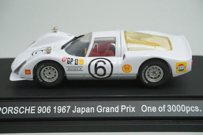 1:43 EBBRO 43371 Porsche 906 Carrera 6 Japanese GP 1967 #6 White model car