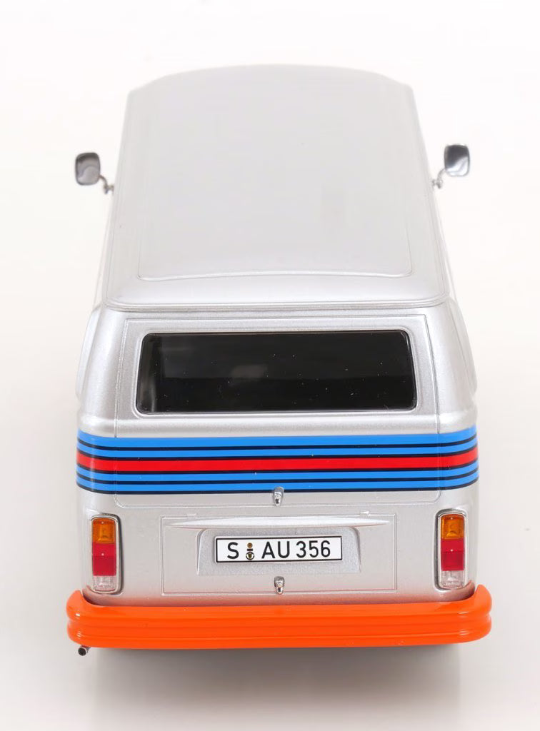 [ Pre-order ] KKDC181416 KK scale 1:18 Volkswagen T2b Kastenwagen Porsche Martini Racing 1972 Silver