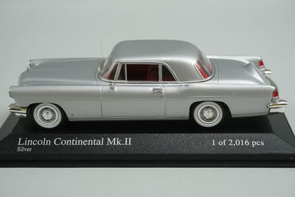 1:43 MINICHAMPS 400082301 Lincoln Continental MKII 1956 Silver model car