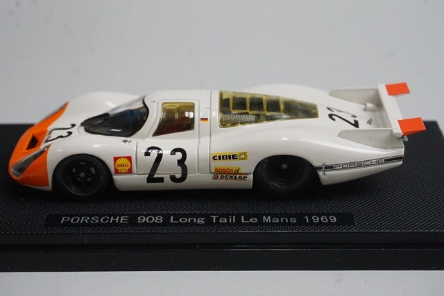 1:43 EBBRO 43741 Porsche 908 Longtail Le Mans 1969 #23 White