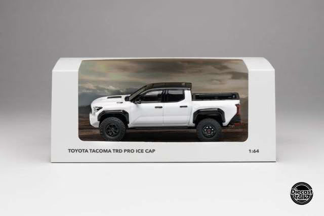 DTG0039-WH GCD Gaincorp Products 1:64 Toyota Tacoma TRD PRO ICE CAP WHITE DiecastTalk Custom Order