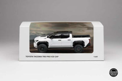 DTG0039-WH GCD Gaincorp Products 1:64 Toyota Tacoma TRD PRO ICE CAP WHITE DiecastTalk Custom Order