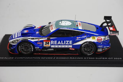 1:43 Spark 43SGT20524 Realize Corporation ADVAN Z Condo Racing GT500 Super GT 2025 #24 Tsugio Matsuda / Teppei Natori