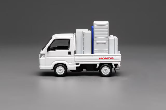 [ Pre-order ] M65606 MOTORHELIX 1:64 Honda Acty Truck Taffeta White