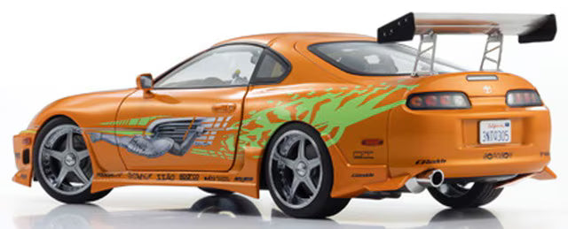 KS08975FF KYOSHO 1:18 Toyota Supra Turbo 1994 "Fast & Furious" (Orange Pearl)