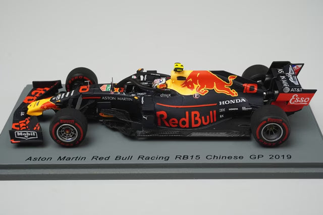 1:43 Spark S6077 Aston Martin Red Bull Racing RB15 Chinese GP 2019 #10 P.Gasly