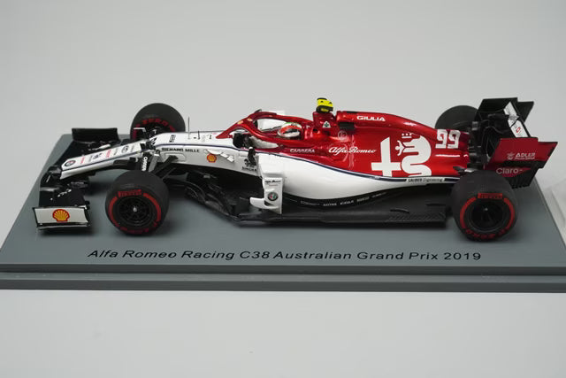 1:43 Spark S6074 Alfa Romeo Racing C38 #99 A. Giovinazzi Australian Grand Prix 2019