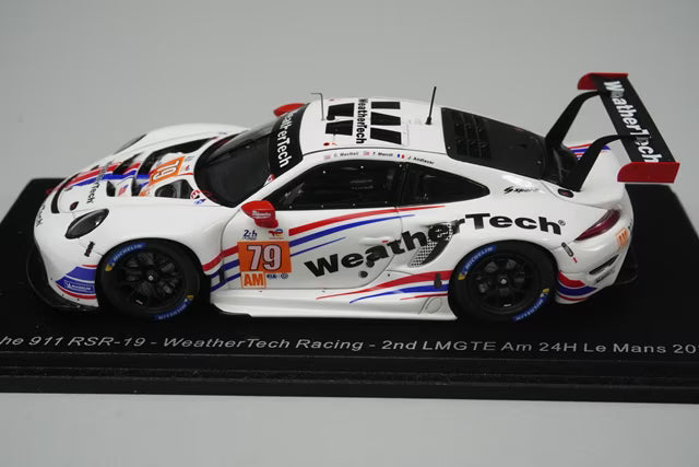 1:43 Spark S8651 Porsche 911 RSR 19 WeatherTech Racing LMGTE Am Le Mans 24H 2nd 2022 #79