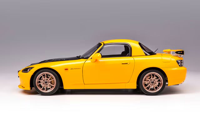 M85122 MOTORHELIX 1:18 Honda S2000 (AP2) MUGEN New Indy Yellow Pearl