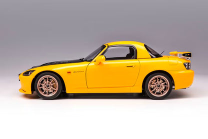 M85122 MOTORHELIX 1:18 Honda S2000 (AP2) MUGEN New Indy Yellow Pearl