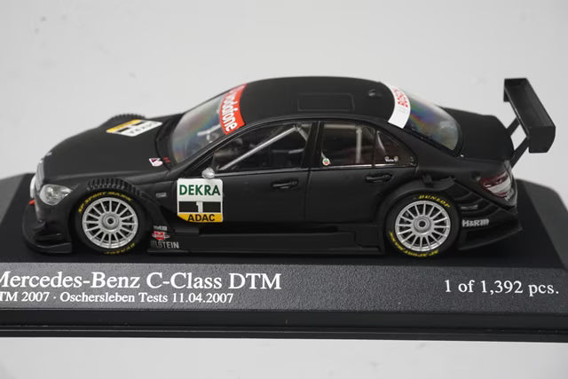 1:43 MINICHAMPS 400073791 Mercedes-Benz C-Class DTM Test Car 2007 #1