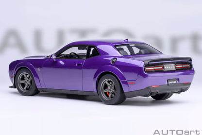 [ Pre-order ] 71768 AUTOart 1:18 Dodge Challenger SRT Super Stock 2023 (Pearl Purple <PLUM CRAZY>)