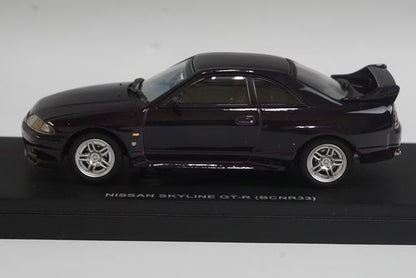 1:43 KYOSHO 03341MP Nissan Skyline GT-R (BCNR33) 1995 Midnight Purple