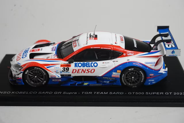 1:43 Spark SGT063 Toyota Denso Kobelco Third GR Supra GT500 Super GT 2023 #39 Yuhi Sekiguchi / Yuichi Nakayama