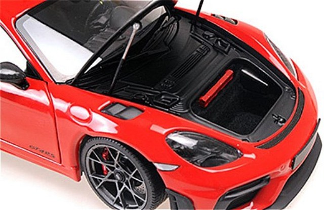 [ Pre-order ] 110062120 MINICHAMPS 1:18 Porsche Cayman GT4 RS 2024 Red Weissach Package