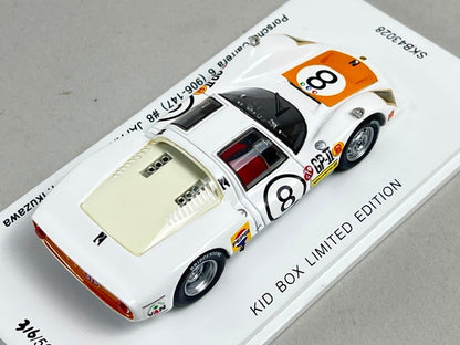 1:43 Spark SKB43028 Kidbox Custom Porsche Carrera 6 (906-147) Japanese GP 1967 #8 Toru Ikuzawa