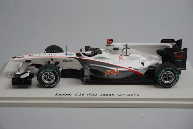 1:43 Spark SJ002 Sauber C29 Japanese GP 2010 #22 N. Heidfeld