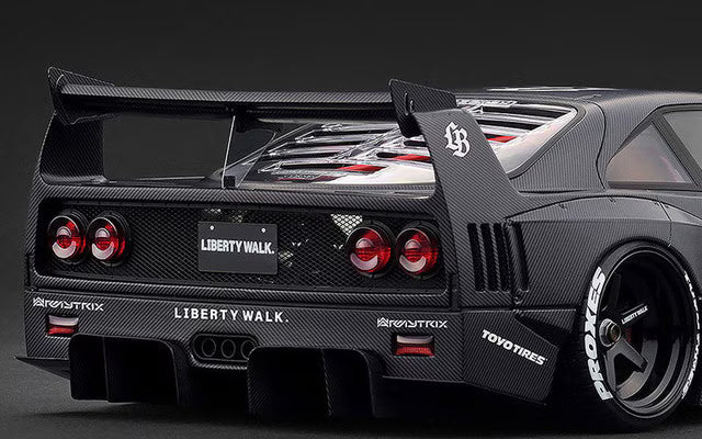 IG3755 ignition model 1:18 LB-WORKS 40 Full Carbon Matte Black (Full Carbon) Web Exclusive