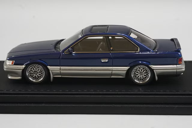 1:43 ignition model IG2215 Nissan Leopard 3.0 Ultima F31 Blue Silver model car