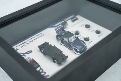 [ Pre-order ] M90801 MOTORHELIX 1:64 RWB 993 Army Girl Model Build Display Frame