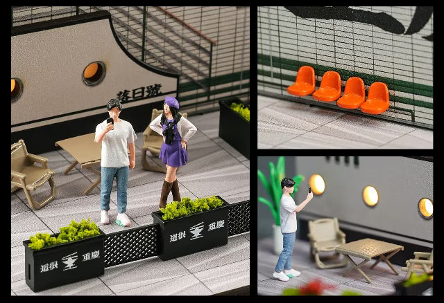SCJ82022-A 収蔵家 Diorama 1:64 Overseas City Diorama Chongqing Popular Photo Spot