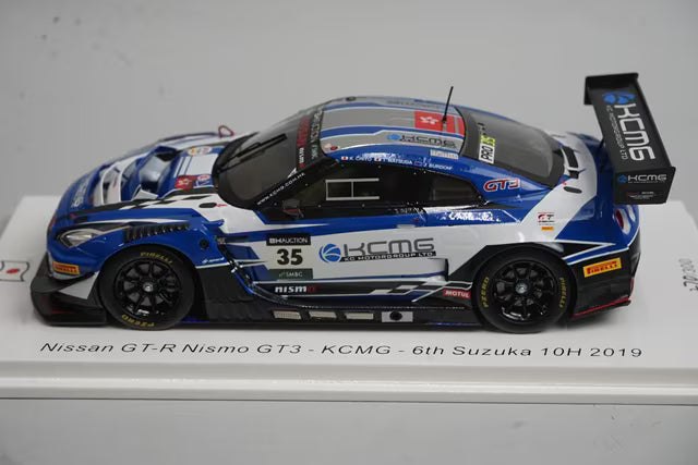 1:43 Spark SJ087 Nissan GT-R NISMO GT3 KCMG Suzuka 10H 6th 2019 #35