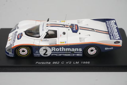 1:43 Spark S0924 Porsche 962C Le Mans 1986 #2 Rothmans specification