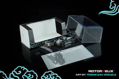 [ Pre-order ] M62102 MOTORHELIX 1:64 RWB 964 Silver Fenix Black