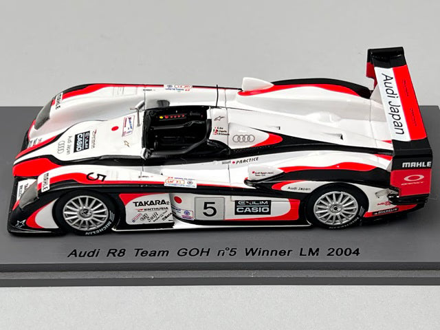 1:43 Spark S0674 Audi R8 Team GOH Le Mans Winner 2004 #5