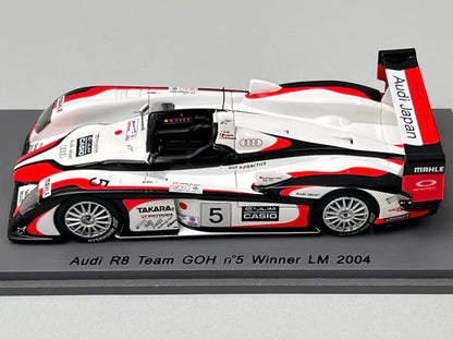 1:43 Spark S0674 Audi R8 Team GOH Le Mans Winner 2004 #5