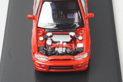 [ Pre-order ] M67106 MOTORHELIX 1:64 Subaru Impreza Wagon WRX STi Ver. VI Customized Cherry Blossom Red