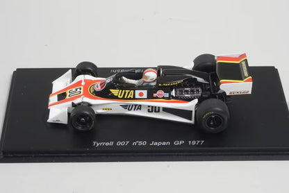 1:43 Spark S1639 Tyrrell 007 Japan GP 1977 #50 Kunimitsu Takahashi