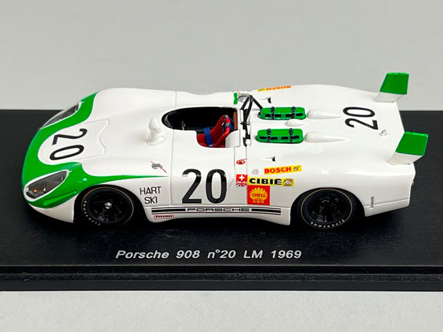 1:43 Spark S1975 Porsche 908 Le Mans 1969 #20 J. Siffert / B. Redman