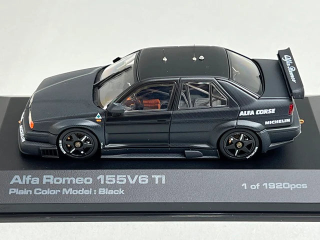 1:43 HPI 8046 Miyazawa Model Custom Alfa Romeo 155V6 TI Black
