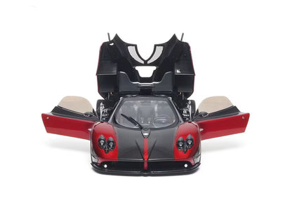 [ Pre-order ] 850612001 BBR 1:18 Pagani Zonda cinque Roadster full open Rosso Dubai - BASIC PACK