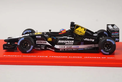 1:43 Spark NKN05 European Minardi PS01B F1 Japan GP 2001 #21 F. Alonso