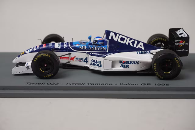 1:43 Spark S6975 Tyrrell 023 Yamaha Italian GP 1995 #4 M. Salo Mild Seven specification
