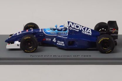 1:43 Spark S6974 Tyrrell 023 F1 Brazilian GP 1995 #4 M. Salo Mild Seven Edition