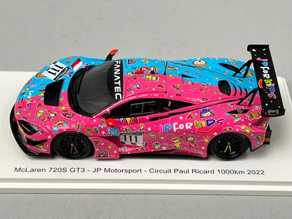 1:43 Spark SP426 McLaren 720S GT3 JP Motorsport Paul Ricard Circuit 1000km 2022 #111