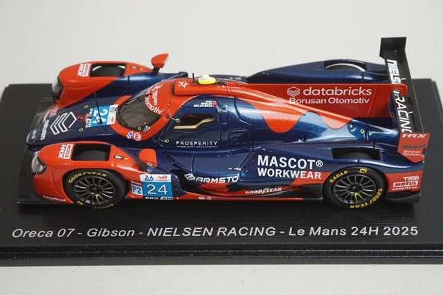 1:43 Spark S9278 Oreca 07 Gibson Nielsen Racing Le Mans 24H 2025 #24