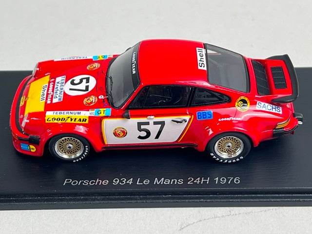 1:43 Spark S9819 Porsche 934 Le Mans 24H 1976 #57 T. Schenken / T. Hezemans