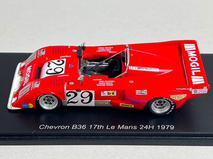 1:43 Spark S9415 Chevron B36 Le Mans 24H 17th 1979 #29 T. Charnell / R. Jones / R. Smith