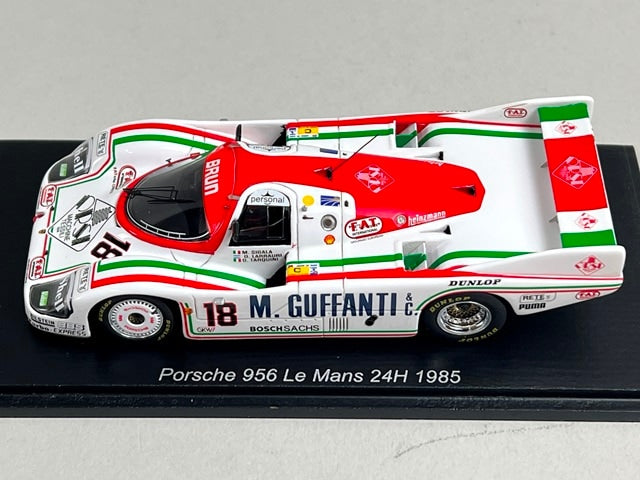1:43 Spark S9867 Porsche 956 Le Mans 24H 1985 #18 M. Sigara / O. Larrauri / G. Tarquini