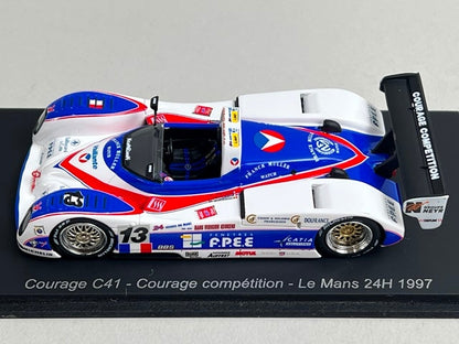 1:43 Spark MV02 Vaillante Custom Courage C41 Courage Competition Le Mans 24H 1997 #13
