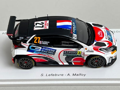 1:43 Spark S6862 Toyota GR Yaris Rally2 Breton Racing 6th RC2 Monte Carlo Rally 2024 #27