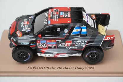1:43 Spark S5887 Toyota Hilux Dakar Rally 7th 2023 #220