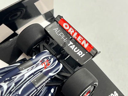 1:43 MINICHAMPS 417232222 Scuderia AlphaTauri AT04 Las Vegas GP 2023 #22 Yuki Tsunoda