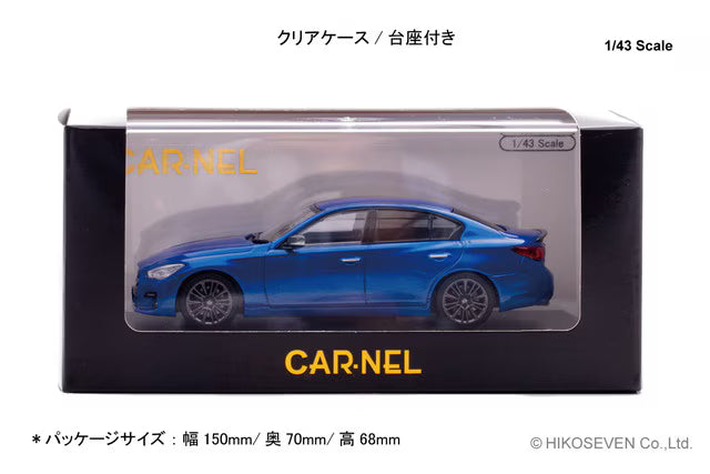 CN432601 CAR-NEL 1:43 Nissan Skyline 400R Limited (V37) 2026 Wangan Blue