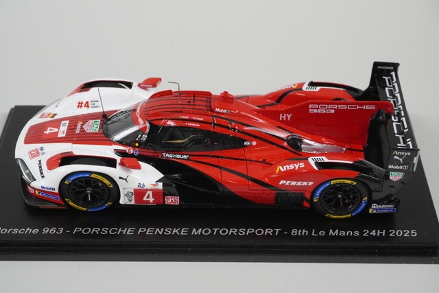 1:43 Spark S9256 Porsche 963 Penske Motorsport Le Mans 8th 24H 2025 #4